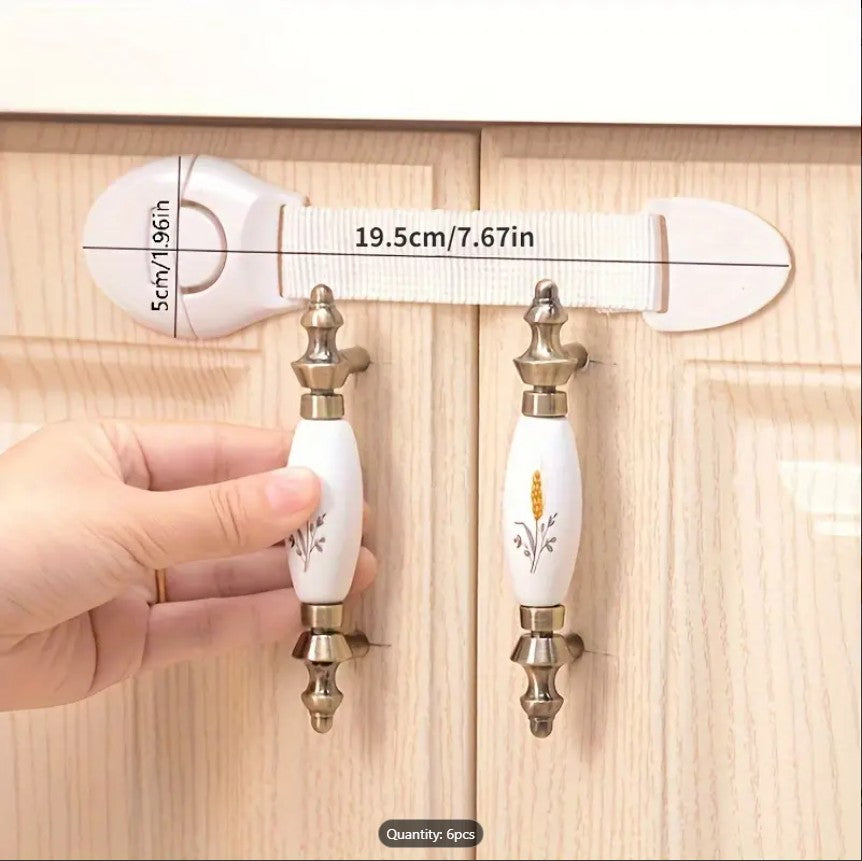 Child Baby Safety Locks for Drawer, Cabinets, Doors & Fridge | Toddler Security Furniture Blockers