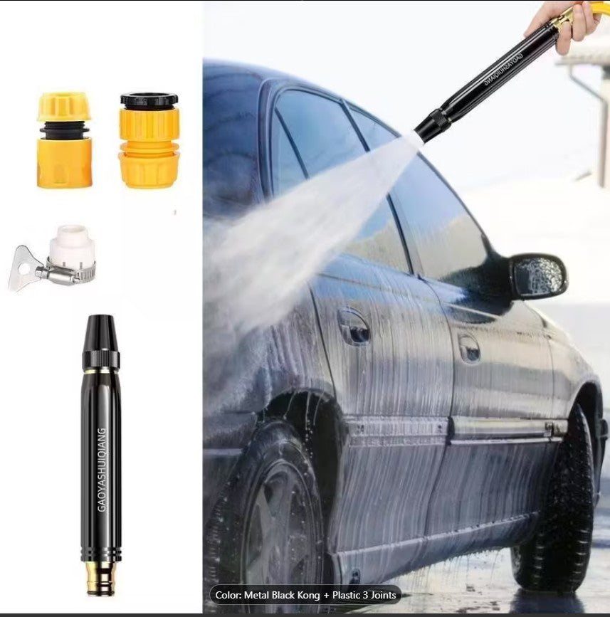 PACK OF 4 Portable High Pressure Car Wash Water Sprayer Nozzle