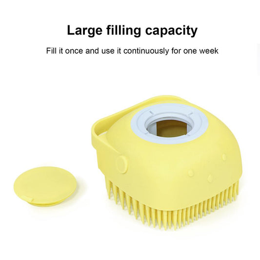 Silicone Bath Body Brush with Soap Dispenser
