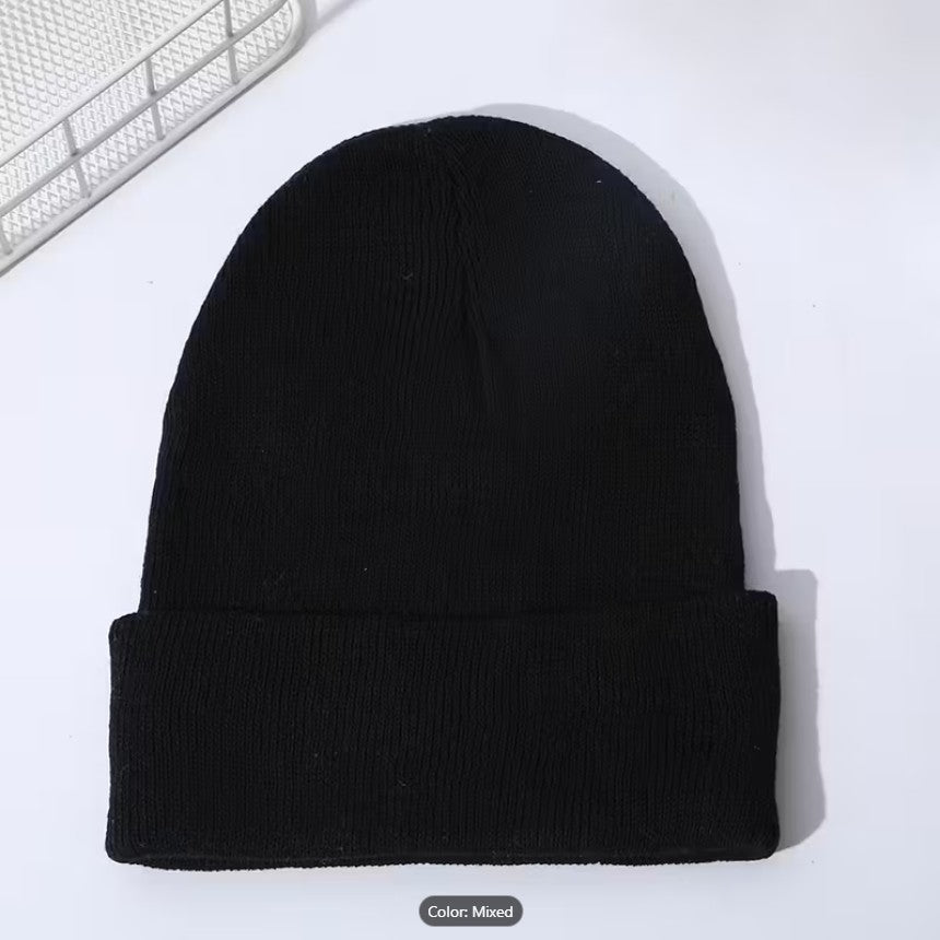 Knit Beanie Woolen Cap & Neck Warmer Scarf Set for Women