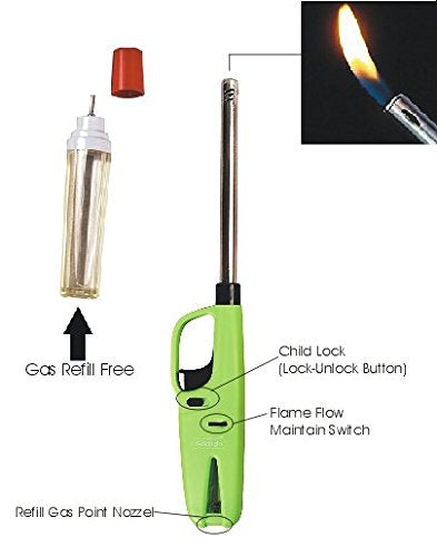 Electric Gas Oven Lighter with Free Gas Refill Kit
