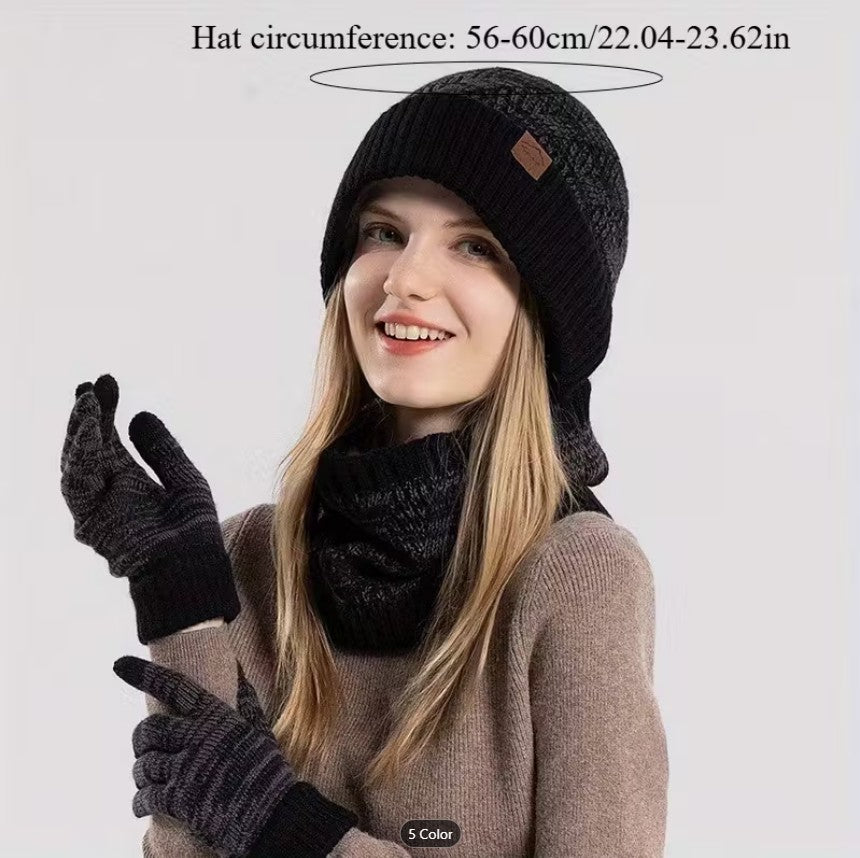 Winter Hat & Scarf Set for Women –