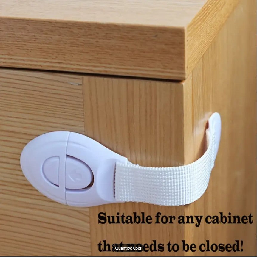 Child Baby Safety Locks for Drawer, Cabinets, Doors & Fridge | Toddler Security Furniture Blockers