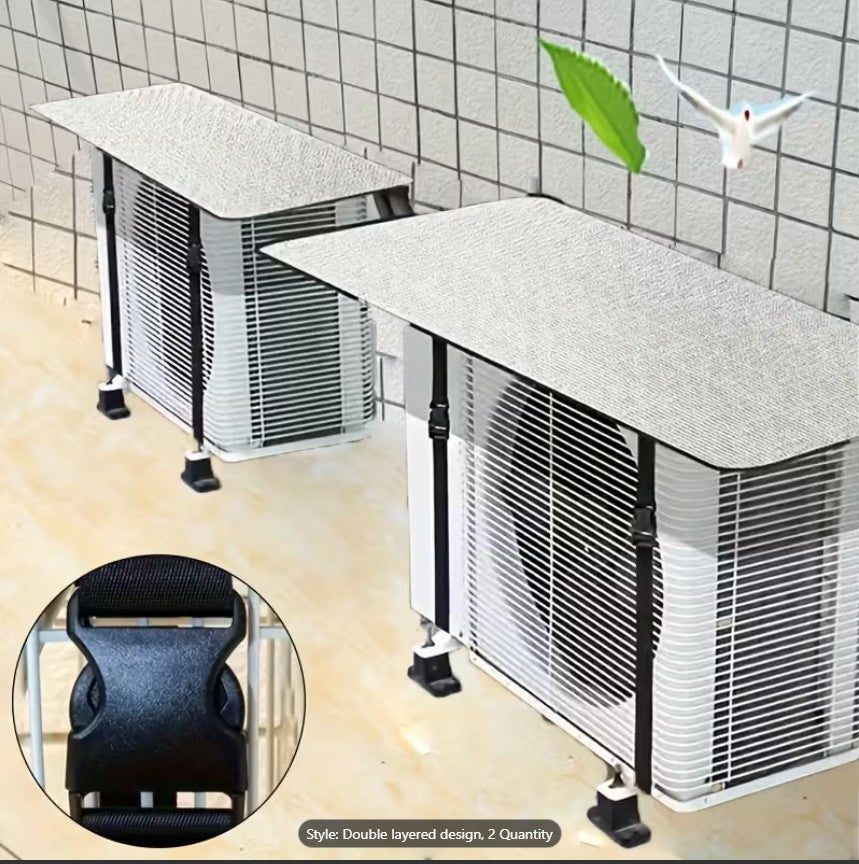 Outdoor AC Cover – Double-Layer Weatherproof Design