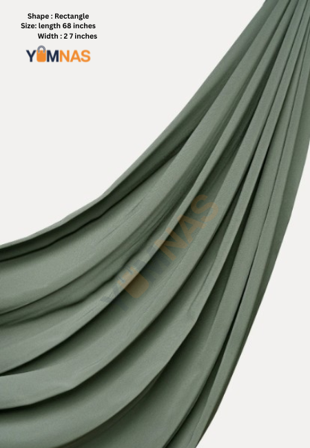 SAGE Luxury Chiffon Hijab for Women & Girls – Lightweight, Elegant, Non-Slip Georgette Scarf | Free Gift Included