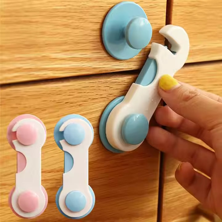 Child Baby Safety Locks for Drawer, Cabinets, Doors & Fridge | Safe Safety Locks Kits & Toddler Security Blockers