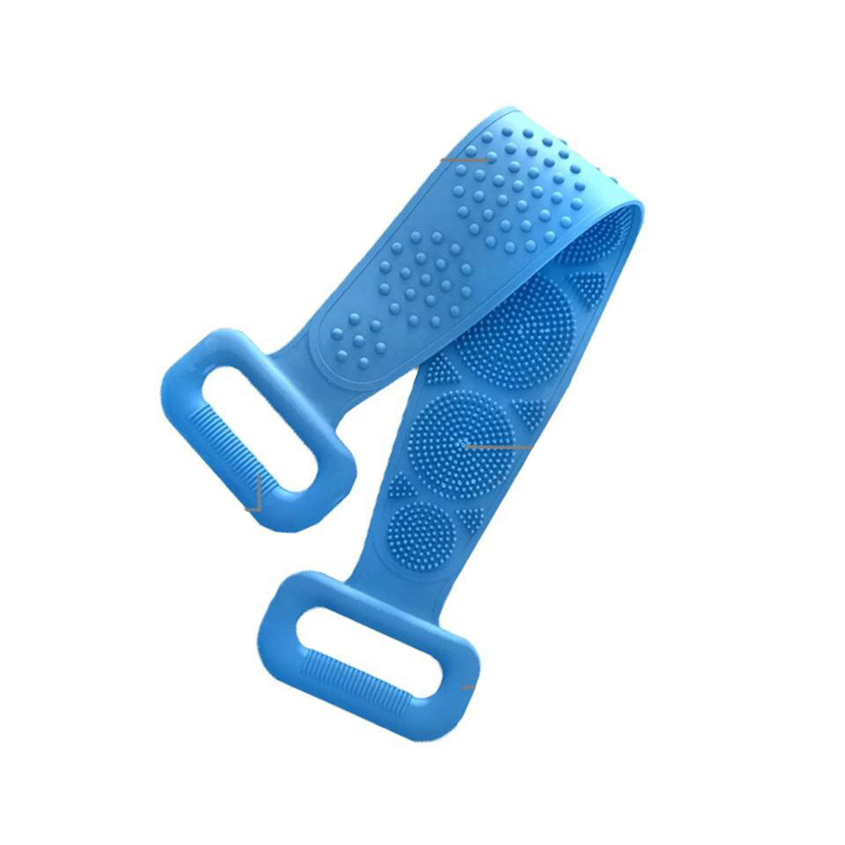 Silicone Back Bath Shower Wash Body Belt Brush Bath Towel Exfoliating Body Brush For Bathroom Accessories Nylon Towel Body