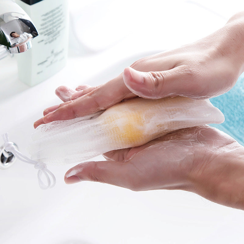 Foaming Soap Mesh Bag – Hangable Shower Soap Pouch for Rich Lather, Gentle Face & Body Cleaning