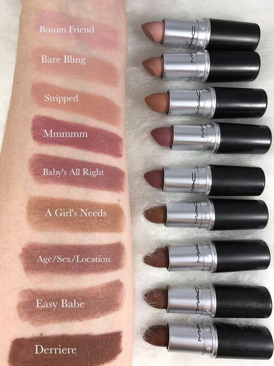 12 Matte Lipsticks – Highly Pigmented, Smooth Texture & Long-Lasting Matte Finish | Multicolor Lip Shades for Bold & Professional Makeup Looks
