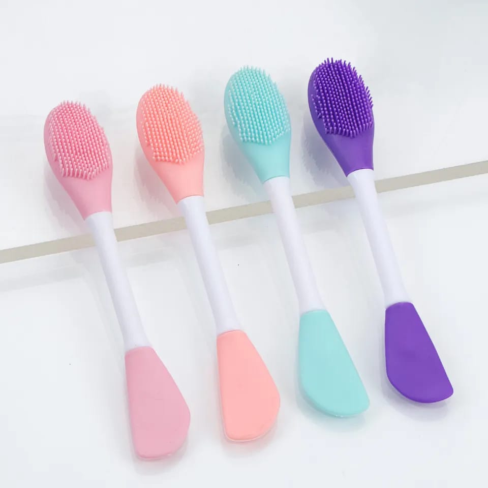 Pack Of 2 Silicone Double Head Mask & Face Wash Brush –