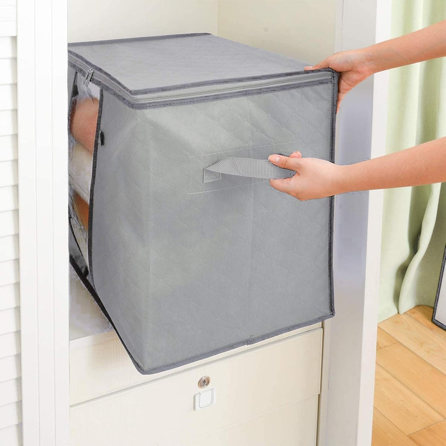 Pack of 3 Foldable Clothes Storage Bag