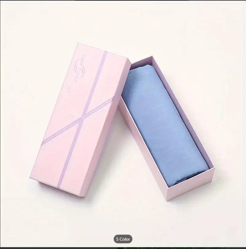 Denim Blue Hijab Luxury Chiffon Hijab for Women & Girls