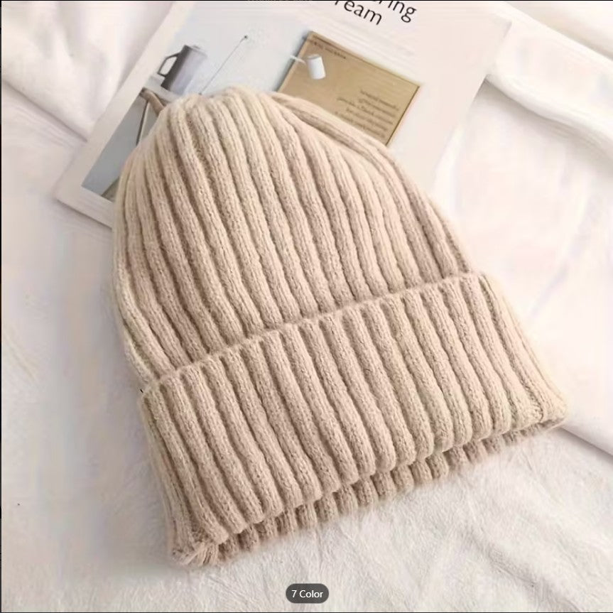 Cozy Knitted Beanie for Unisex Teens & Babies – Soft, Warm Winter Hat