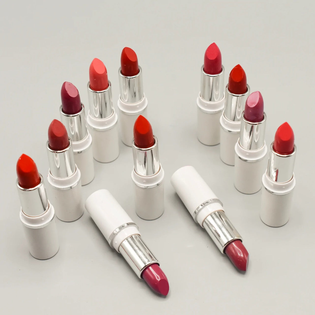 12 Matte Lipsticks – Highly Pigmented, Smooth Texture & Long-Lasting Matte Finish | Multicolor Lip Shades for Bold & Professional Makeup Looks