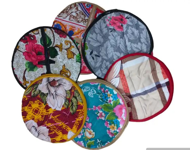 Zipper Roti Cover,handmade kitchen item,fabric hotpot,food warmer