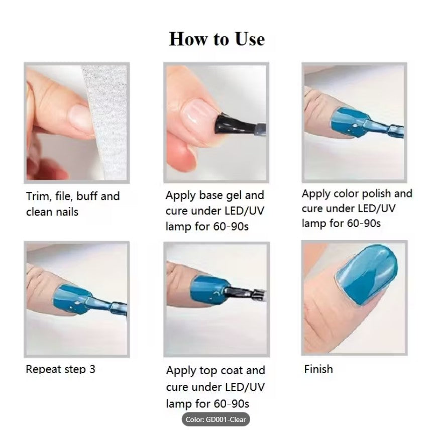 Clear Nail Polish Bottle