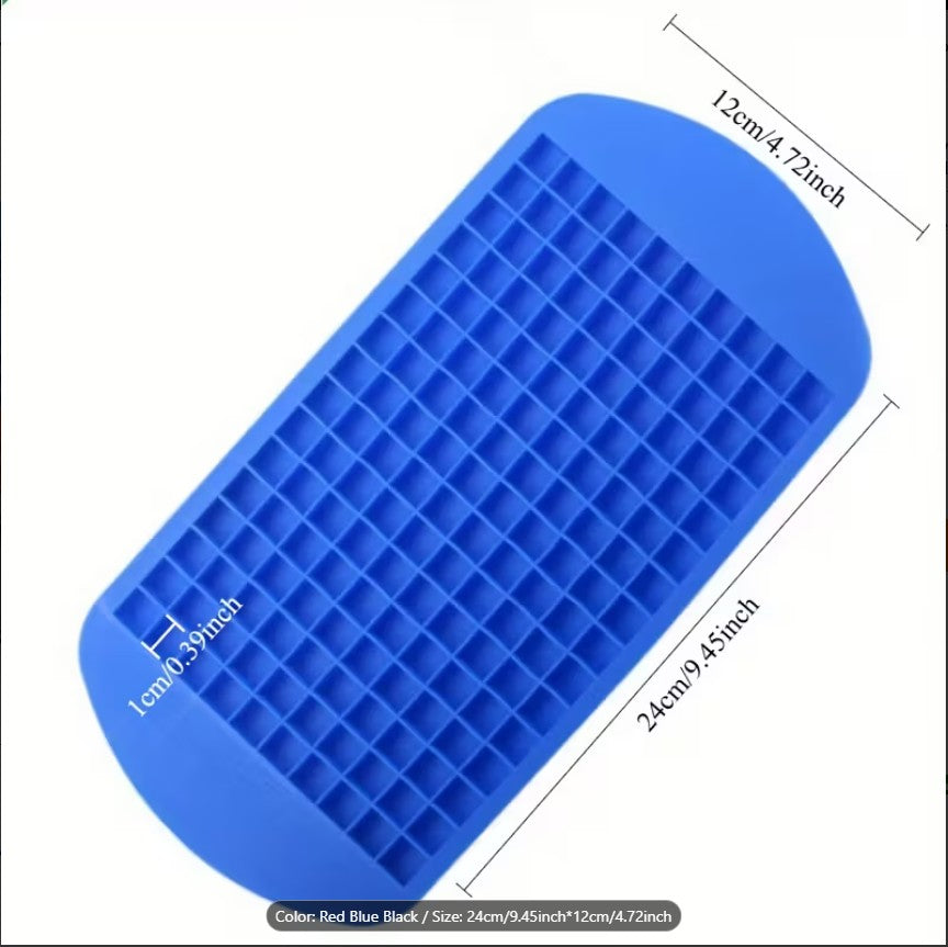 (PACK OF 4) 160 Grids Mini Ice Cube Maker Mold