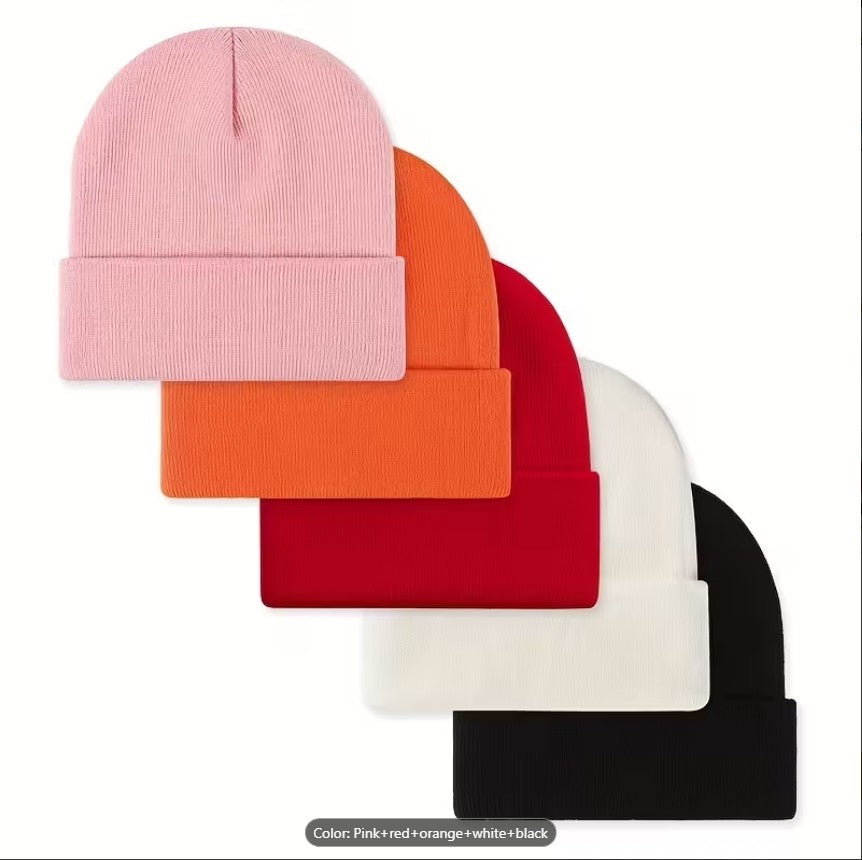 Knit Beanie Woolen Cap & Neck Warmer Scarf Set for Women