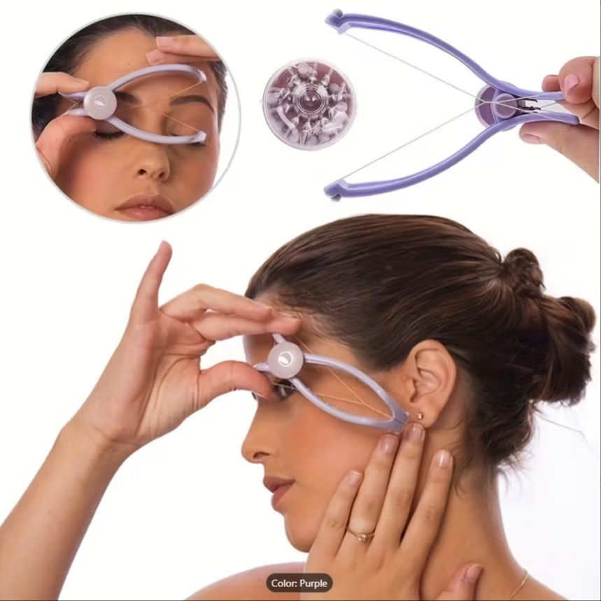 Pack Of 2 New Painless Slique Hair Threading Machine –