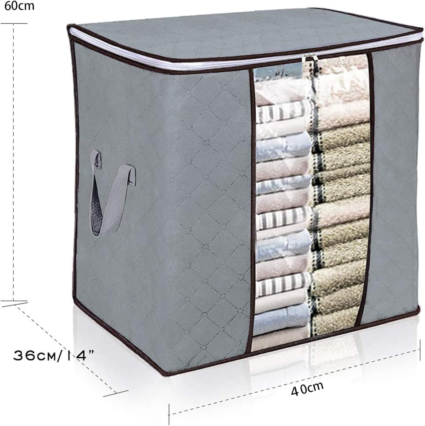 Pack of 3 Foldable Clothes Storage Bag
