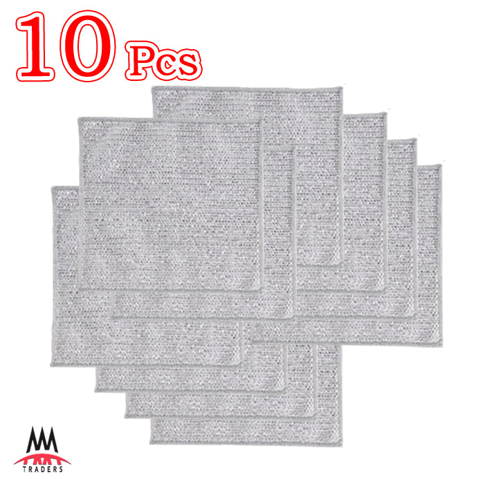 Magic Dishcloth – Metal Wire Cleaning Cloth for Kitchen, Pots & Silver Dish Washing