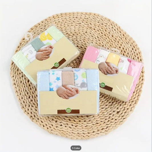 pack of 5 towels Baby Soft Face Mini Towels