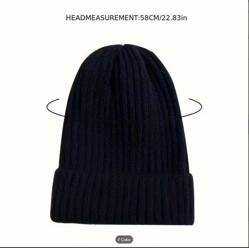 Cozy Knitted Beanie for Unisex Teens & Babies – Soft, Warm Winter Hat