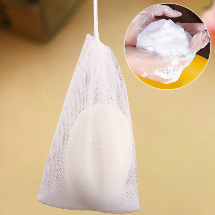 Foaming Soap Mesh Bag – Hangable Shower Soap Pouch for Rich Lather, Gentle Face & Body Cleaning