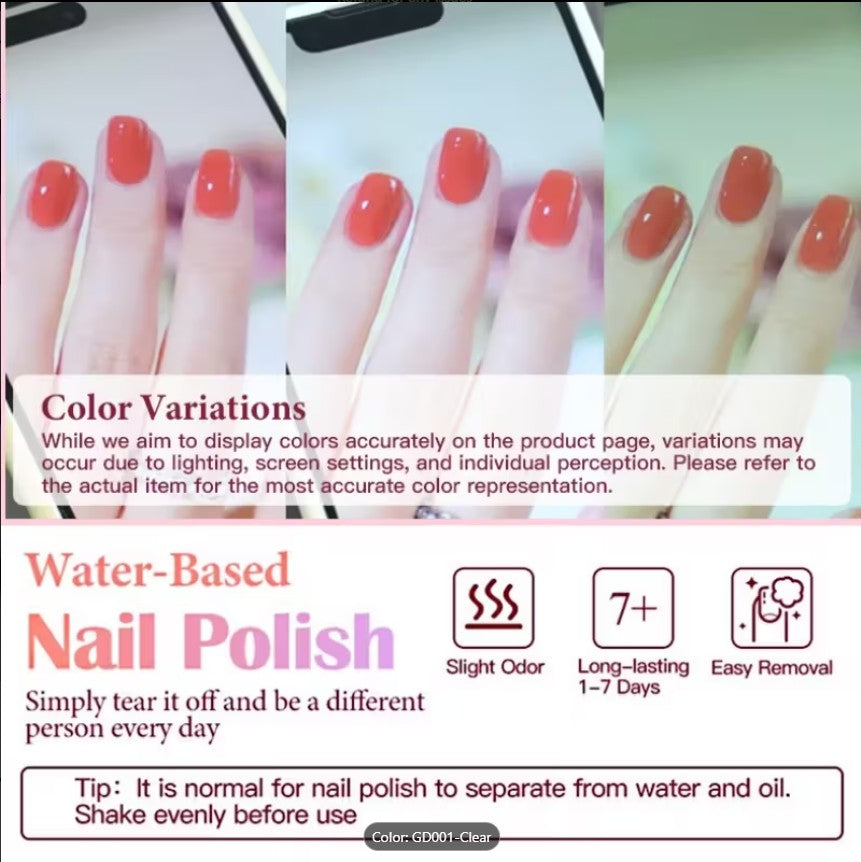 Clear Nail Polish Bottle