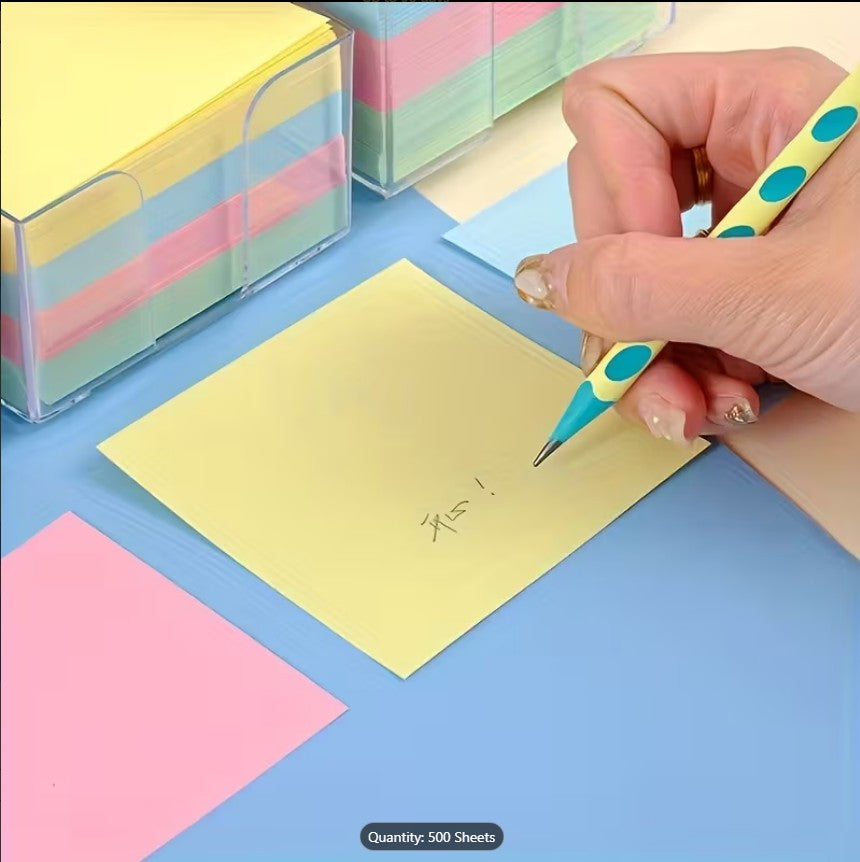 12 COLOUR PACK Vibrant Neon Sticky Notes Set