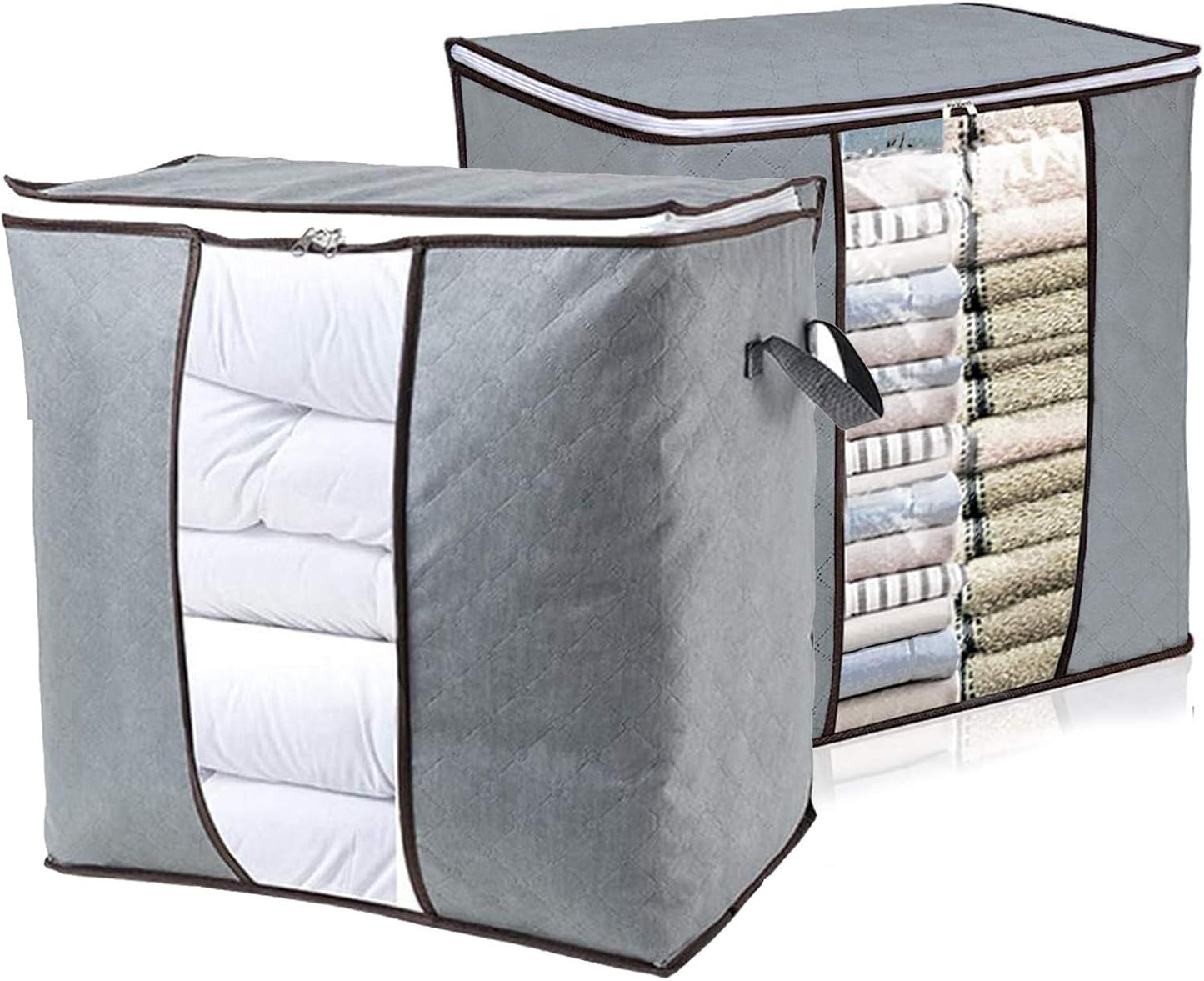 Pack of 3 Foldable Clothes Storage Bag