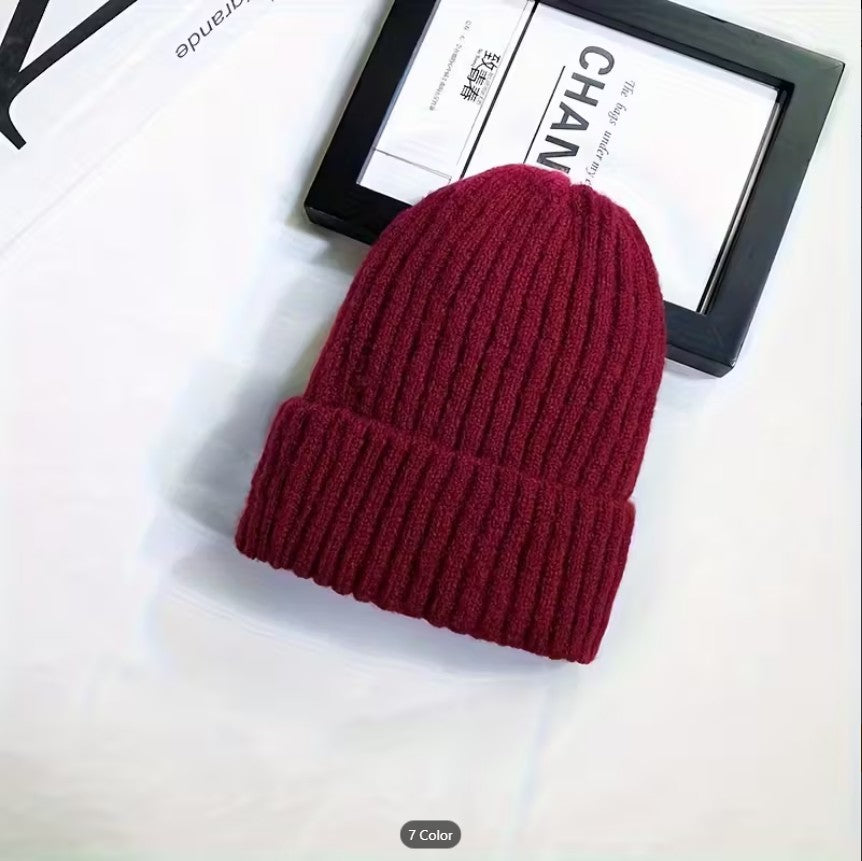 Cozy Knitted Beanie for Unisex Teens & Babies – Soft, Warm Winter Hat