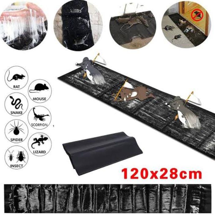 Extra-Large Rat Killer Glue Mat | Strong Mouse & Mice Trap Sheet | Sticky Insects Catcher | Cockroach & Snake Trap | Mouse Trap | Pest Control Glue Sheet | Rat Glue Mat | Mouse Killer Mat | Cockroach Killer | Non-Toxic Rat Trap Mouse Catcher