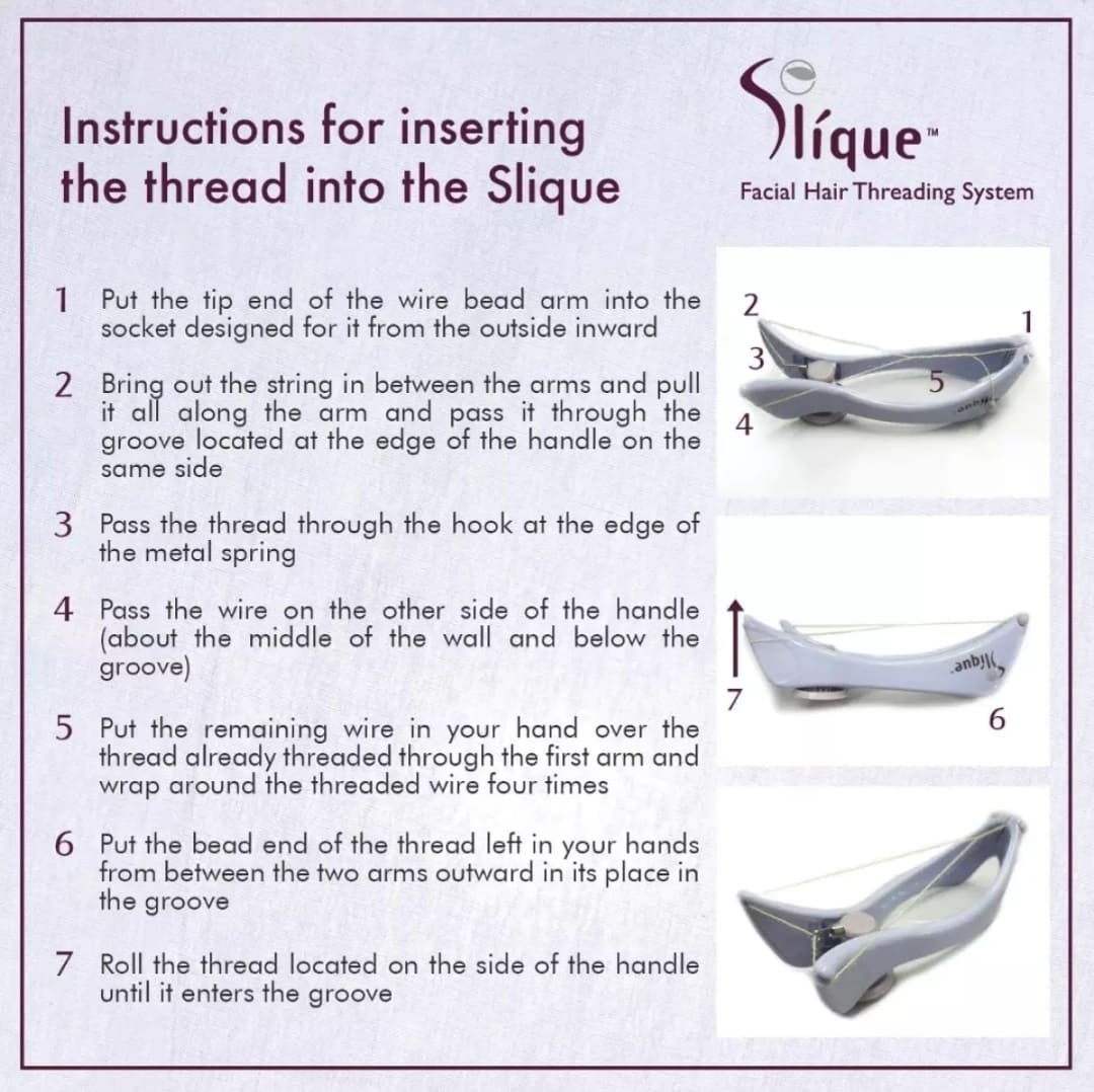 Pack Of 2 New Painless Slique Hair Threading Machine –