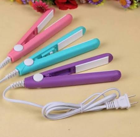 Mini Hair Straightener – Portable Ceramic Hair Straightening Iron | Fast Heating Travel Hair Styler for Women & Girls