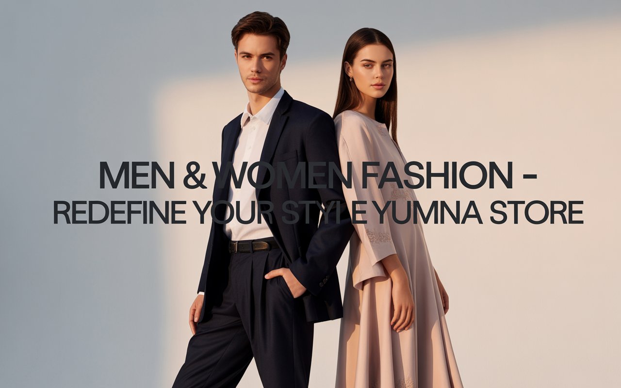 Step into style with Yumna Store’s Men & Women Fashion Collection — your go-to destination for modern, trendy, and comfortable clothing.