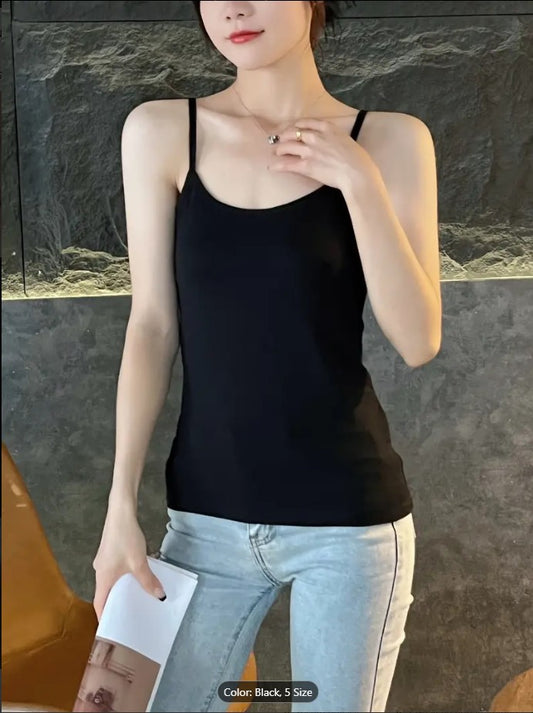Black Camisoles for Teenage Girls & Women