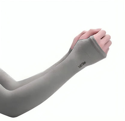 3 Pair Thumb Hole Arm Sleeves for Girls boys Women & Islamic Hijab Wearers UV Protection & Moisture Wicking Perfect for Cycling Running Golf & Outdoor Sports