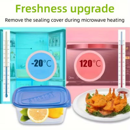 10pcs Stackable Reusable Lunch Boxes