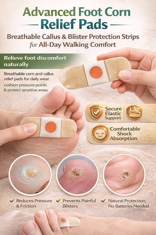 5 Patches Premium Foot Corn & Callus Care Patches | Soft Cushion Pads for Friction, Pressure & Blister Defense Corn CAP