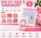 50 Pcs Mini Gift Bags Self-Sealing – Tiny Favor Pouches for Jewelry & Packaging | Adhesive Closure Bags for Wedding, Birthday, Party & Shipping