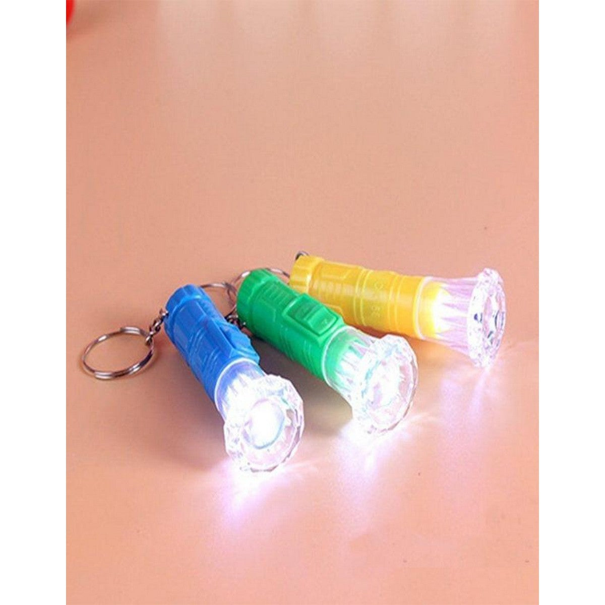 Mini Plastic Torch Portable LED Light Keychain