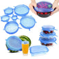 Kitchen Reusable Silicone Stretch Seal Lid Preservation Vacuum Food Storage Bowl Cover