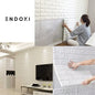 ENDOXI - 3D Brick Wallpaper - Brick Sheet Self Adhesive PE Foam 3D Wallpaper, 3D Wall Sticker for Home, Hotel, Bedroom, Cafe - Waterproof & Textured Design , Pack of Sample piece (35x38cm), 1, 2, 5, or 10 (70x77cm) 3D Wallpaper Sticker | Brick Sheets