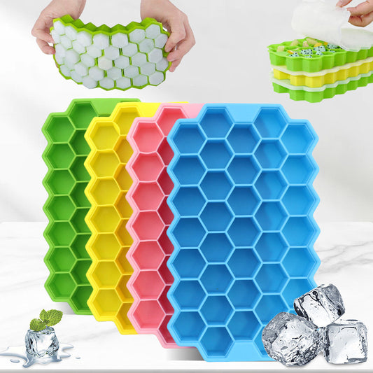 Silicon Ice Cube Tray – Flexible, Non-Stick, and Durable Ice Tray for Easy Ice Cube Removal, Ideal for Freezing Water, Juice, and More, BPA-Free and Dishwasher Safe