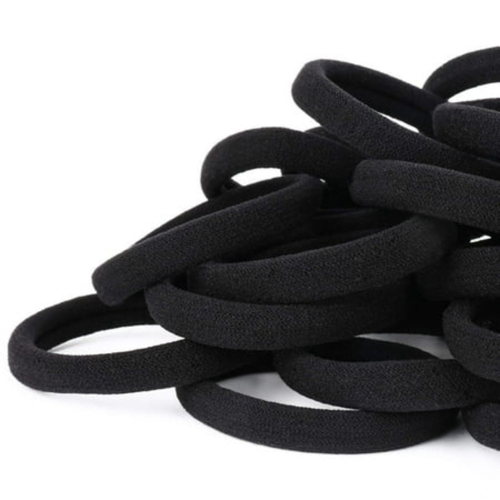 Simple Pony Band for Girls Hair - Elastic Ties Best Quality Ponytail for Girls, Ladies Hair Band, Hair Accessories - Elastic Hair Band - Hair Ties for Girls - Goodility Direct