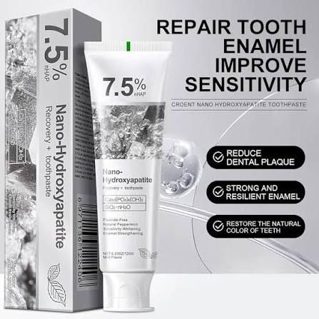 Nano Hydroxyapatite Toothpaste 7.5% nHAP – Teeth Repair, Whitening & Sensitivity Protection