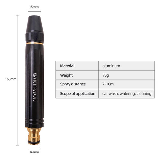 HIGH QUALITY WATER PRESSURE NOZZLE WASHING SPRAY NOZZLE GUN CAR SHOWER WATER SPRAY NOZZLE MULTIFUNCTION ADJUSTABLE WATER SPRAY GUN