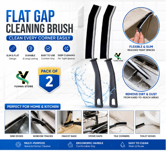 2Pcs Gap Cleaning Brush for Fine Seam Corners and Grooves - Window Kitchen Bathroom Tiles Joints Microfiber Toilet WC Cleaning Tools