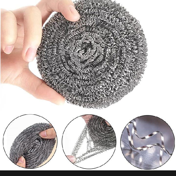 Stainless Steel sponge, joona loha wala , jona ,Wool metal Scrubber Dish Clean Heavy Duty Cleaning Scouring iron wire Ball / Kitchen organizer / Bathroom